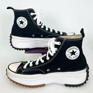 Converse Chuck Taylor Hike Platform Black/White Shoes - MENS 10/WOMENS 11.5
